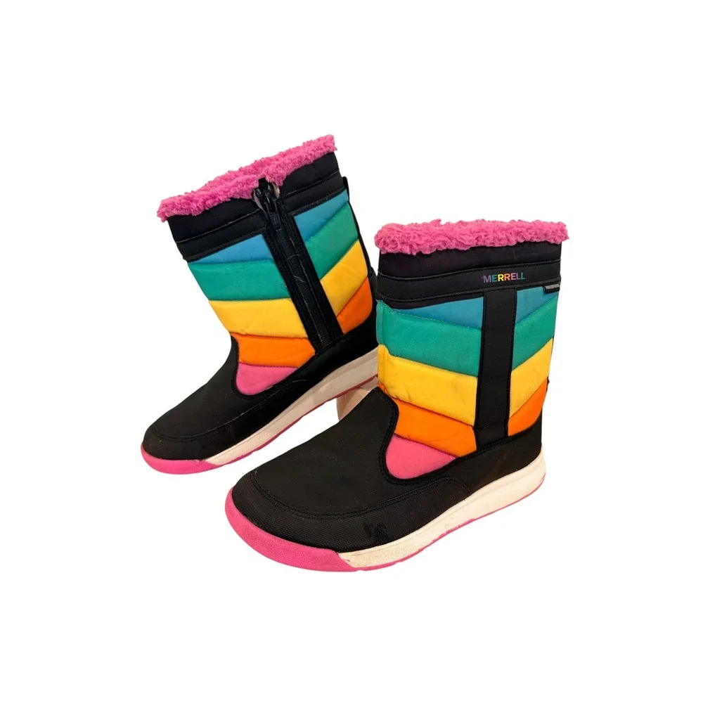 Merrell Kids Alpine Puffer Waterproof Snow Boot Multi Insulated -25F Rated 4